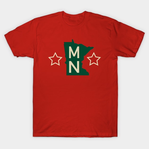 MN State Stars T-Shirt by mjheubach